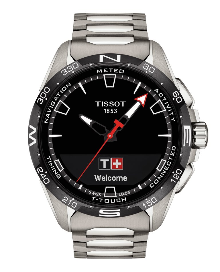 tissot t touch solar orange